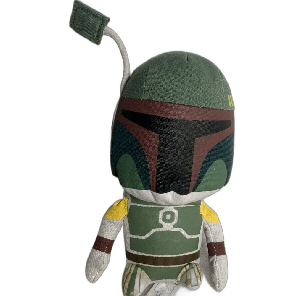 Star Wars Boba Fett Plush 8" Big Head Stuffed Figure Toy Pre Owned.